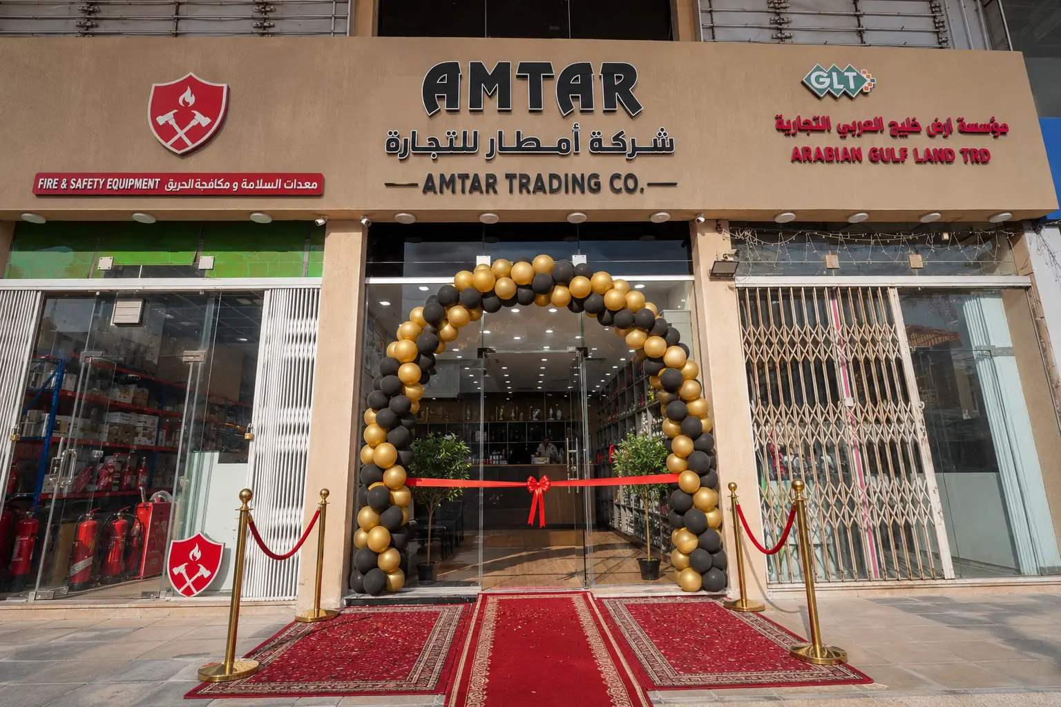 Amtar Trading Company New Showroom Outside View — Dammam