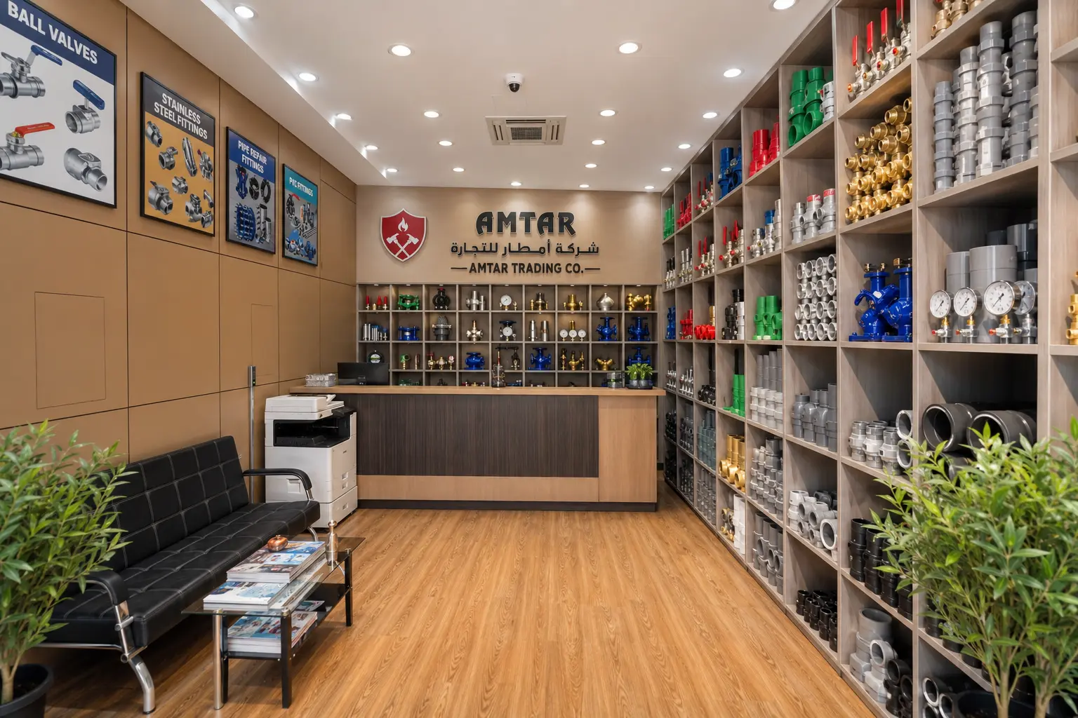 Amtar Trading Company New Showroom Inside View — Dammam