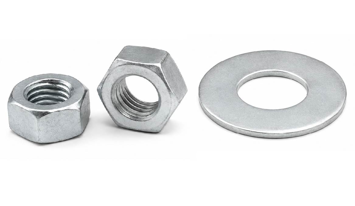 SureFix Hex Nuts Galvanized Hex Bolts Flat Washers