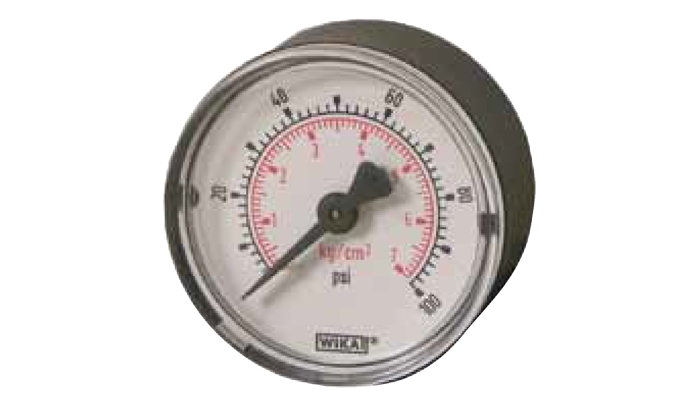 WIKA 111.12 Bourdon Tube Pressure Gauge Back Connection